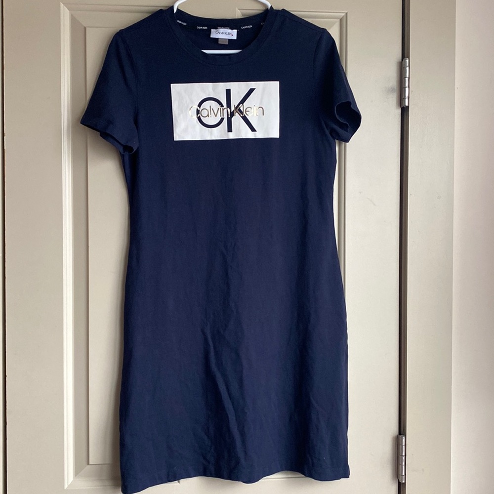 Calvin Klein Navy Blue Dress NWT